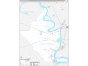 West Baton Rouge County Wall Map Premium Style 2023